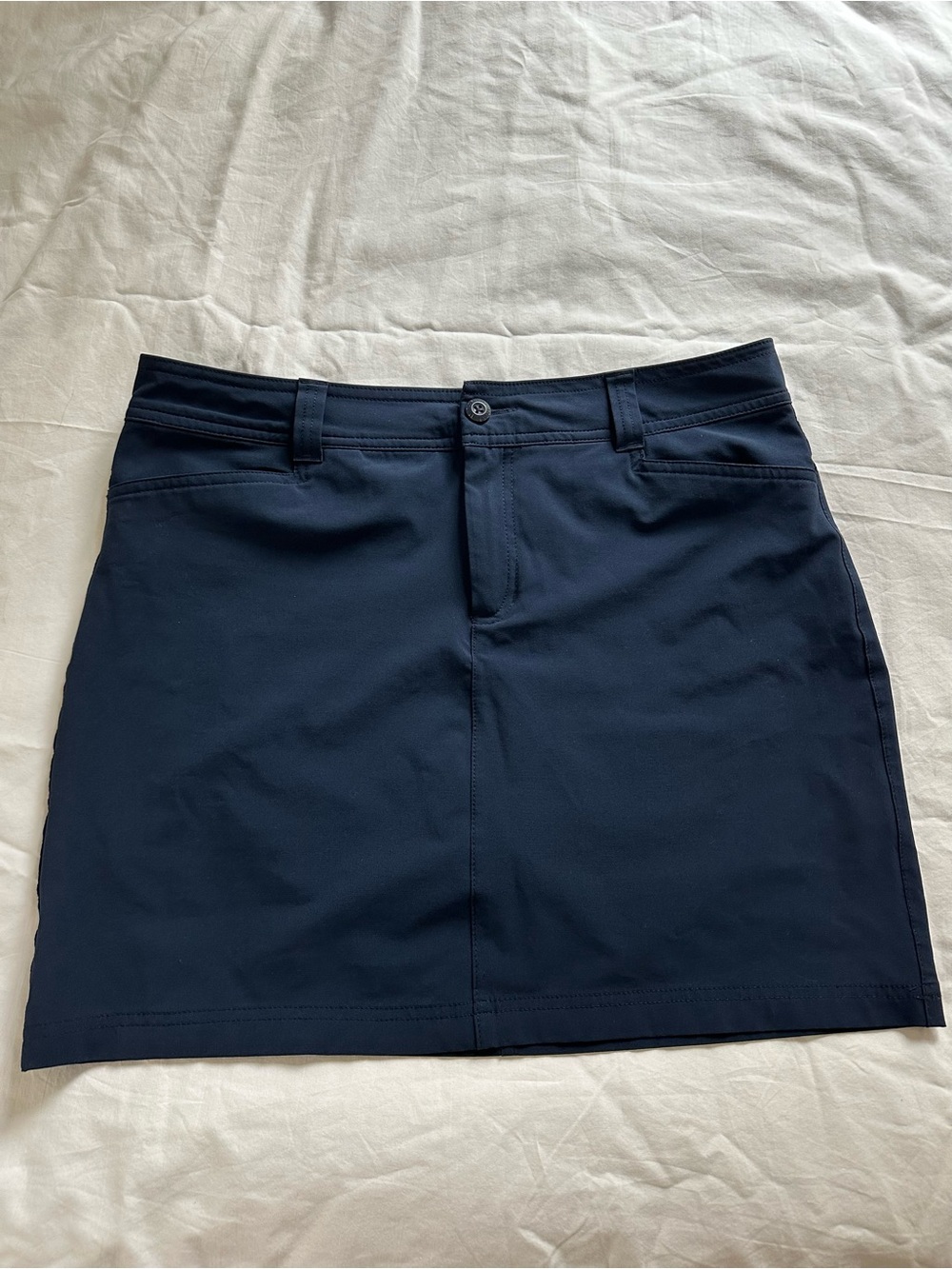 Navy blue travel/sport skort
